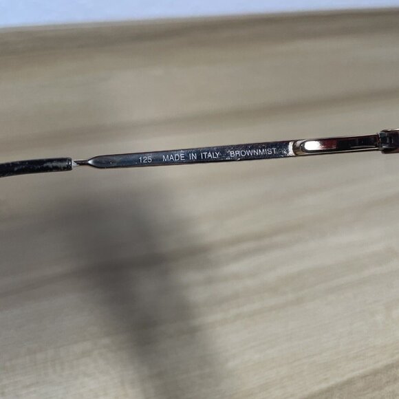 Luxottica Fran 130 Reading Sunglasses Eyeglasses Frames Only Brown Mist - Picture 7 of 7